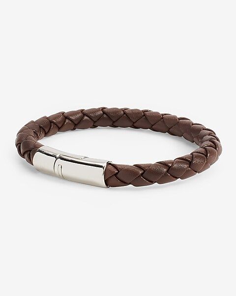 Leather Braided Bracelet | Express