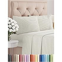 King Size 4 Piece Sheet Set - Comfy Breathable & Cooling Bed Sheets Set - Hotel Luxury Bedding fo... | Amazon (US)