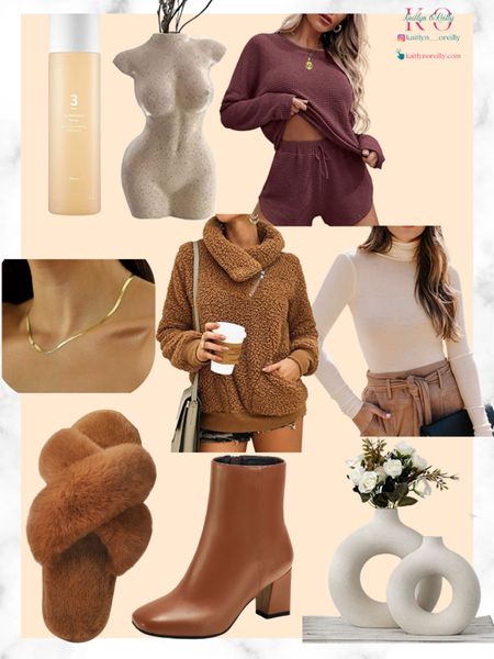 Amazon favorites! Gold jewelry , lounge sets , bodysuits , boots on sale, cute vases for home decor , slippers and sherpas for cute winter outfits!

gift guide , gifts for her , holiday outfit , gift guide , amazon gifts , gifts for her , amazon , boots , Winter outfit , winter outfits , gifts for her , amazon gifts , gift guide , winter fashion, amazon , amazon finds , amazon must haves , gifts , gifts for her , fall fashion , bodysuit , slippers , workout must haves , amazon workout , beauty , amazon beauty , travel , travel must haves , lounger sets , boots , travel , gym outfits , gym must haves , arhleisure , amazon travel must haves , amazon travel essentials , travel essentials , baseball cap , amazon fashion must haves , amazon fall fashion  
 #liketkit   #competition #affordablefashion #giftguide #womensgiftguide #giftspo #blackfriday #LTKsales #LTKfashion #LTKwomens #amazon #amazonfashion #amazonprime #primedaydeals #amazonfavorites #amazonmusthaves #musthaves #beauty #beautyfavorites #amazon #amazonstyle #fashionedit #fashionroundup #amazonwomens #womensstyle #amazonshoes #sneakers #boots #amazonboots #heels #LTKcyberweek #cybersales #amazonfinds  #amazonhome #amazonfavoritebeautyproducts #homedecor #travel #travelessentials #travelmjsthaves #beauty 

 #aesthetic #aestheticstyle #boho #bohoaccents #bohohomedecor #bohemianhome #contemporarydecor #contemporaryaccents #contemporarystyle #comfystyle #affordablehomedecor #holidayhomedecor #furniture #accentchairs #tablelamps #sneakers #runningshoes #combatboots #haircareproducts #hairtools #luxury #luxuryhome #bohochic #chicstyle #chicliving #chichome #luxuryfashion #designer #fallinspo #winterinspo #springstyle #fallfavorites #bedroomideas #livingroomstyle #kitcheninspo #curvyfashion #earrings #womenswatch #rings #minimalistic #minimalisticstyle #jewelryinspo #jewelryfavorites #coffeetablebooks #crossbodybags #cardcases #iphonecase #airpodcase #bohochic #cozychicstyle 
#LTKGiftguide 

#LTKunder50 #LTKhome #LTKsalealert #LTKunder100 #LTKbump #LTKcurves #LTKtravel #LTKstyletip #LTKbeauty #LTKGiftGuide #LTKHoliday #LTKfit #LTKSeasonal