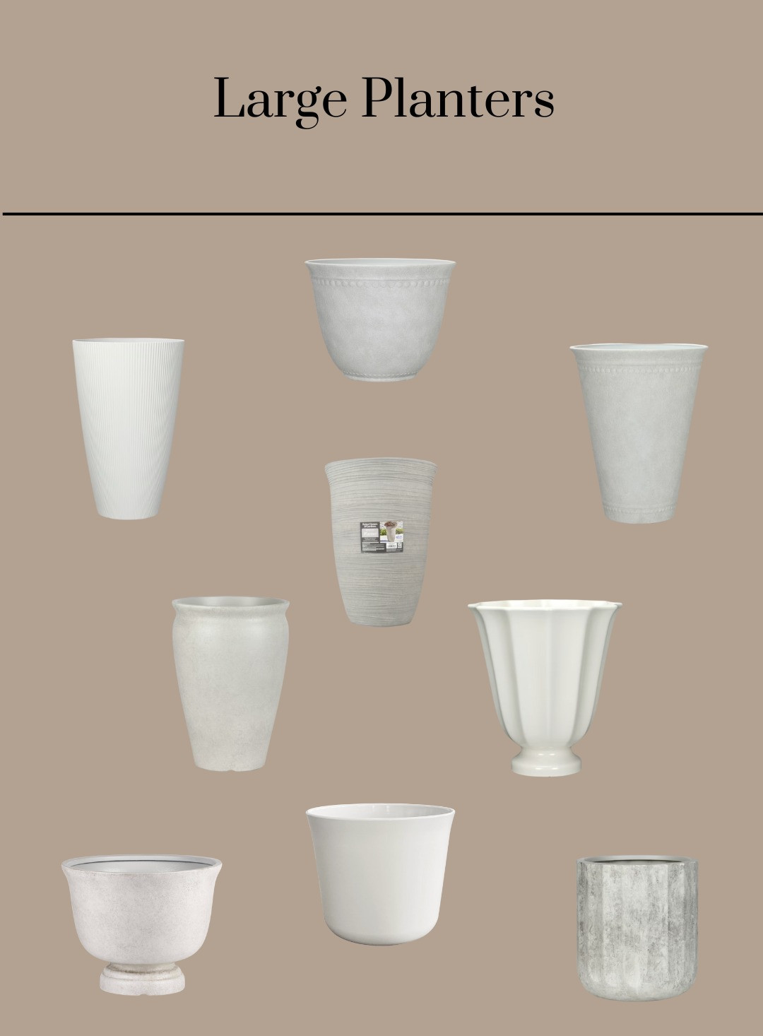 Large Planters! 🪴🤎 

 #LTKSeasonal #LTKU #LTKHome