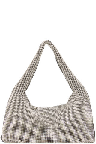 Silver & Black Armpit Bag | SSENSE
