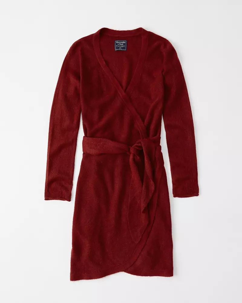 Wrap Sweater Dress | Abercrombie & Fitch US & UK