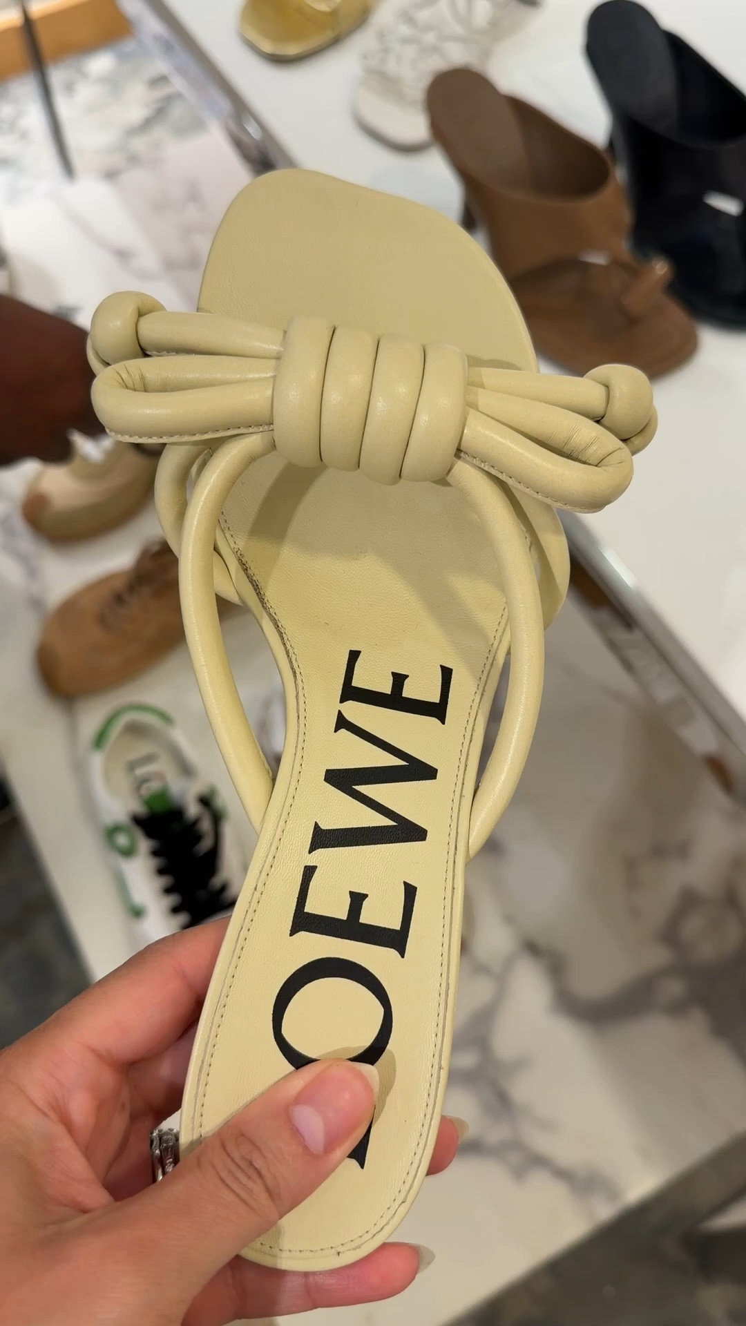 I feel like I need these. What do you think?!

Loewe butter yellow bow kitten heels. Perfect for summer!

#loewe #kittenheels #summersandals #bowheels #summershoes

#LTKSeasonal #LTKdayinmylife