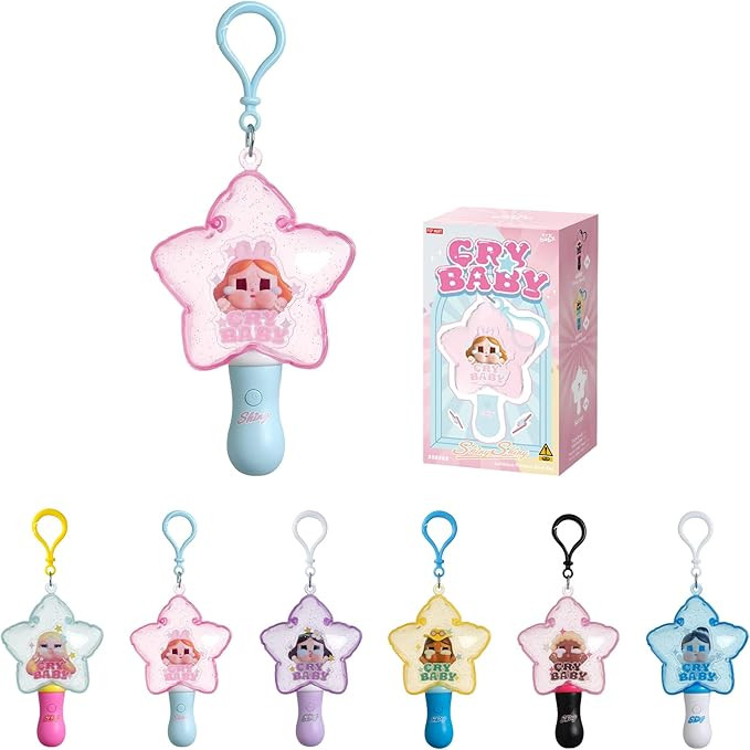 POP MART CRYBABY SHINY SHINY Series-Luminous Pendant Blind Box, Holiday Birthday Gifts for Girls ... | Amazon (US)
