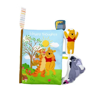 Disney Baby Winnie the Pooh Deluxe Soft Book with Removable Plush Toys - 3pc | Target