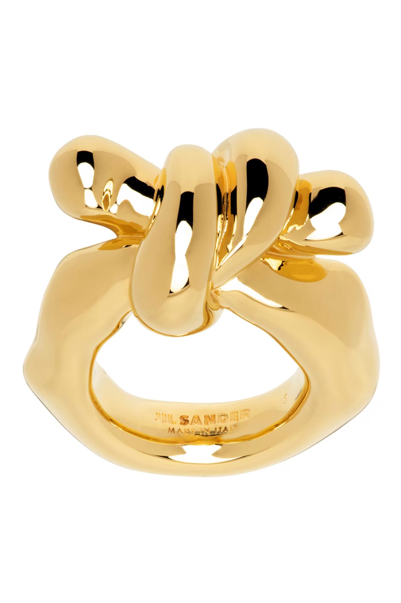 Gold Twist Ring | SSENSE