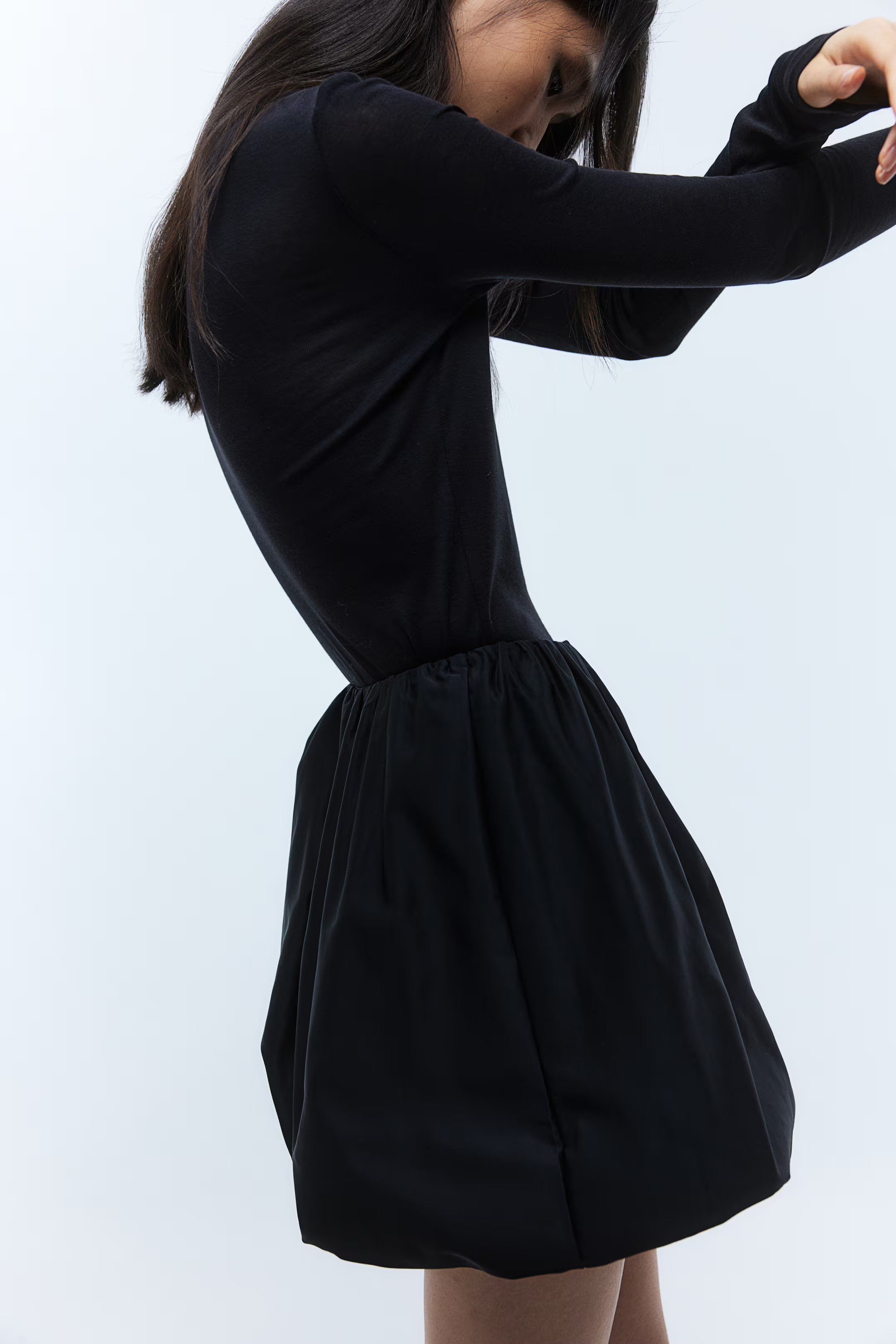 Bubble-Hem Mini Skirt | H&M (US + CA)