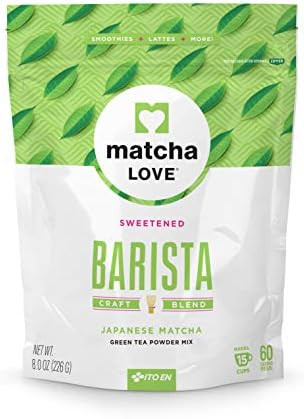 Matcha Love Green Tea Powder Packet, Sweetened, 8 Ounce | Amazon (US)