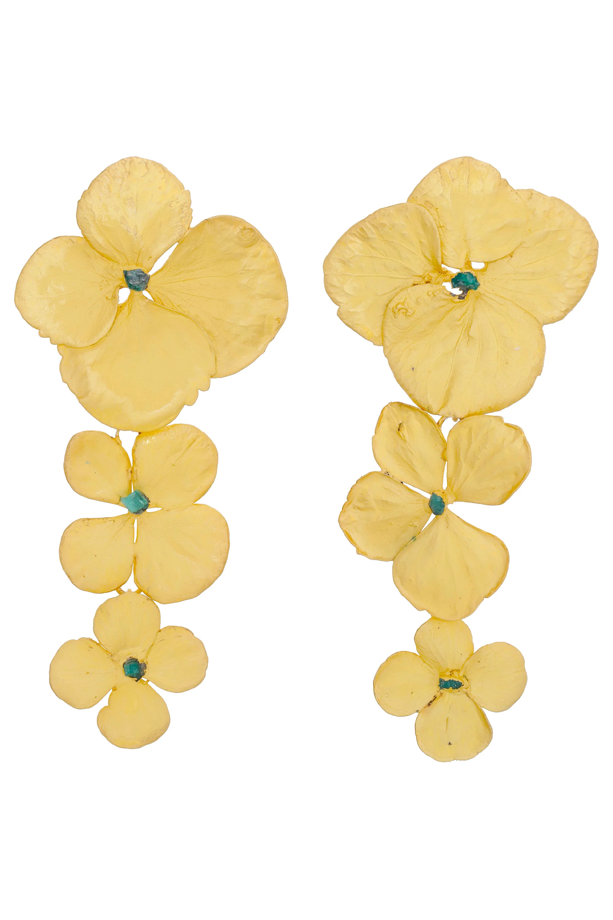 Triple Hydrangeas Earrings | COUPER