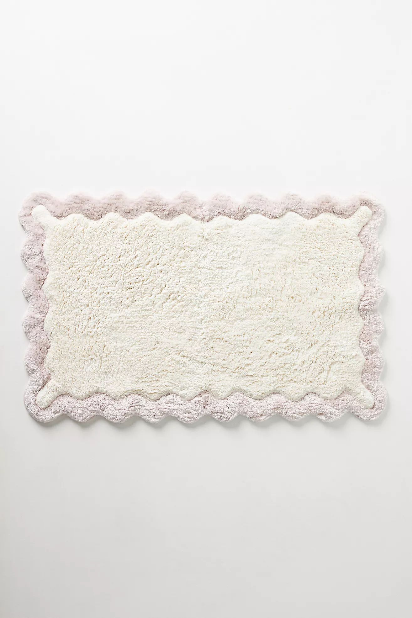 Maeve Scalloped Bath Mat | Anthropologie (US)