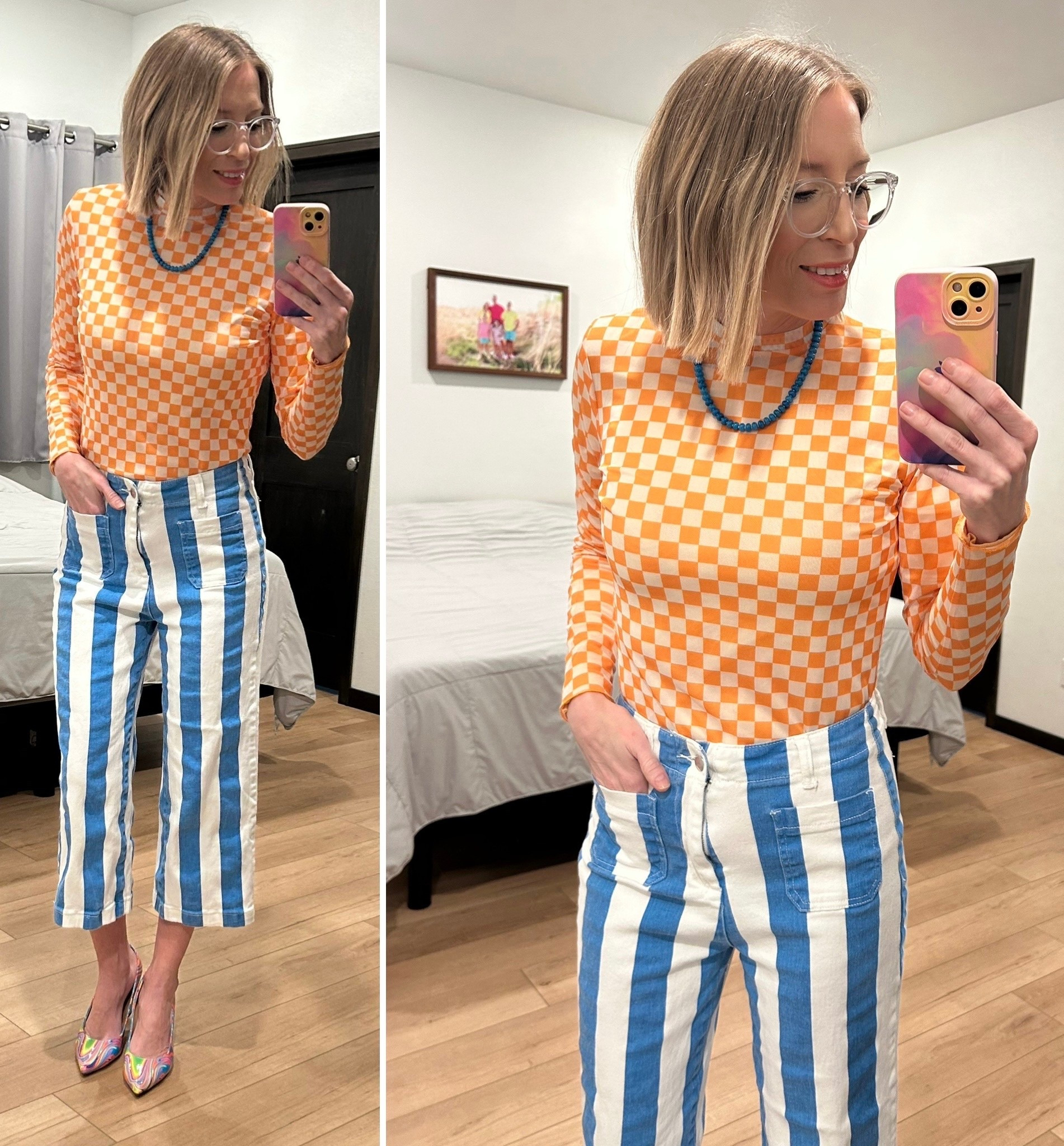 Fun Flamboyant Gamine outfit today!