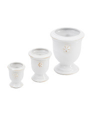 3pc Tuscan Planter Set | TJ Maxx