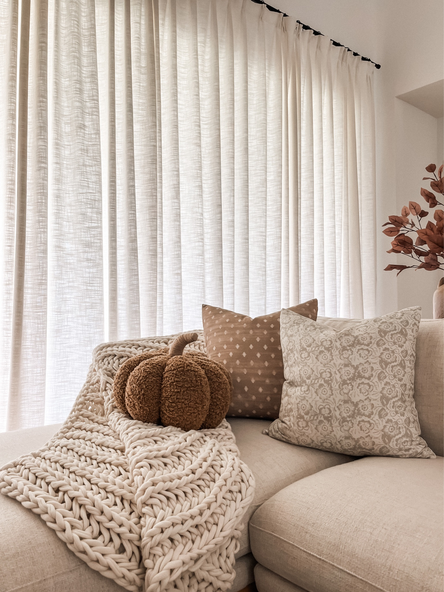 Fall living room pillows, pumpkin pillow, fall decor.


#LTKhome #LTKSeasonal