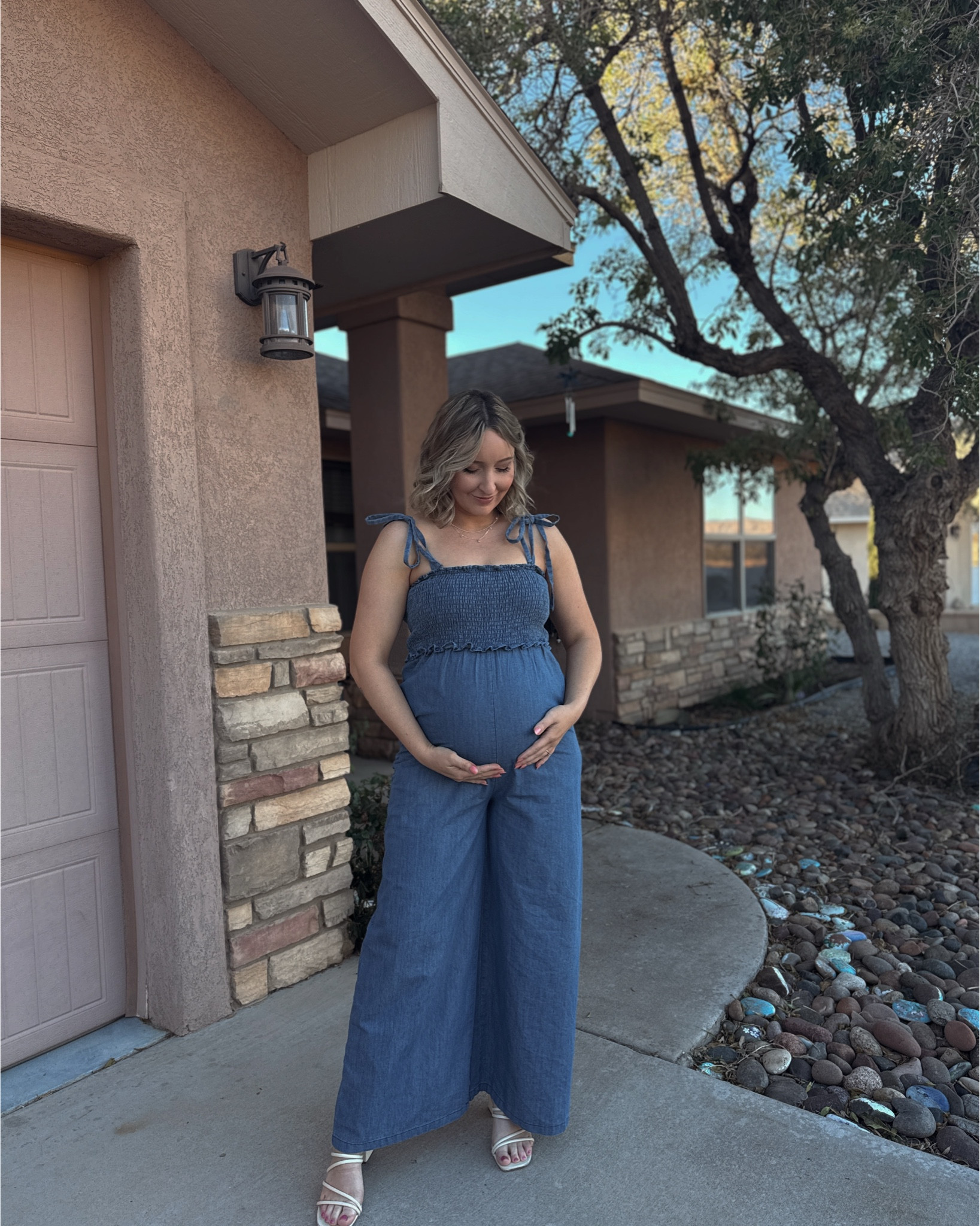 Bumpin’ in a jumpsuit because structure and cute can absolutely coexist 🤍 One-piece, zero stress, and baby boy approved. Who says maternity style has to be complicated?



#maternityfashion #prettyinpinkblush #3rdtrimester #bumpstyle #maternityootd Maternity fashion, maternity style, pregnancy outfits, bump friendly outfits mom outfit dress the bump mom life maternity outfit style the bump 3rd trimester outfits 33 weeks pregnant bump date momsofinstagram LTK bump style / maternity / free people / maternity Amazon shirts / momsofinstagram LTK bump style / maternity outfit pregnancy pregnant / pregnancy ootd / bumpdate / 2026 baby /

#LTKBump #LTKgrwm #LTKmomlife