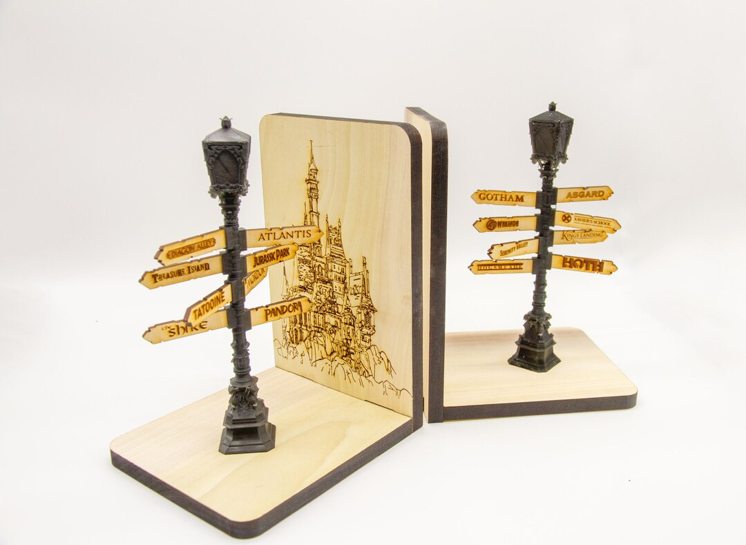 Bookends Fantasy, Science Fiction, Lamppost Signs - Etsy | Etsy (US)