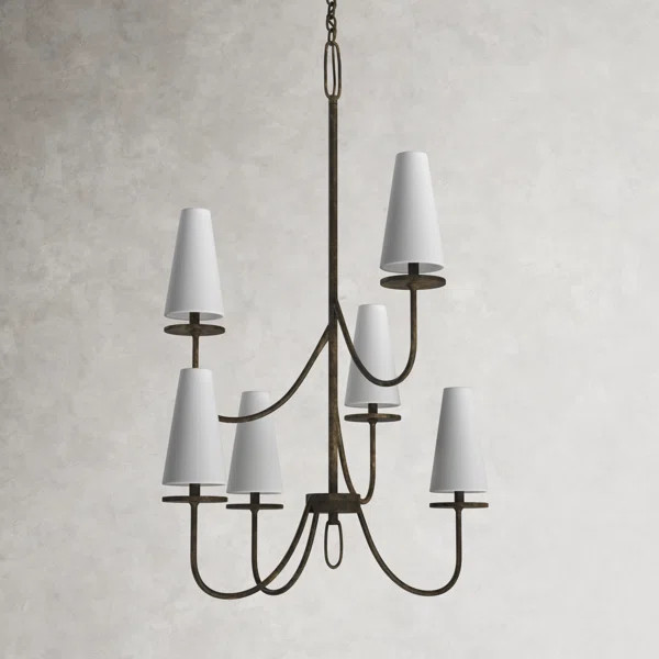 Walling 6 - Light Dimmable Tiered Chandelier | Wayfair North America