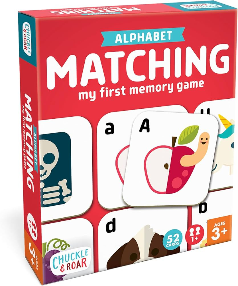 Chuckle & Roar - Matching Game Alphabet - Board Game for Kids 3 and up - Concentration Game for T... | Amazon (US)