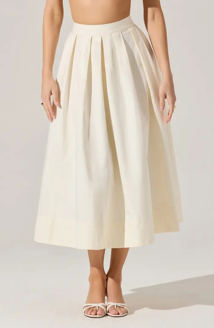 Cotton Midi Skirt | Nordstrom