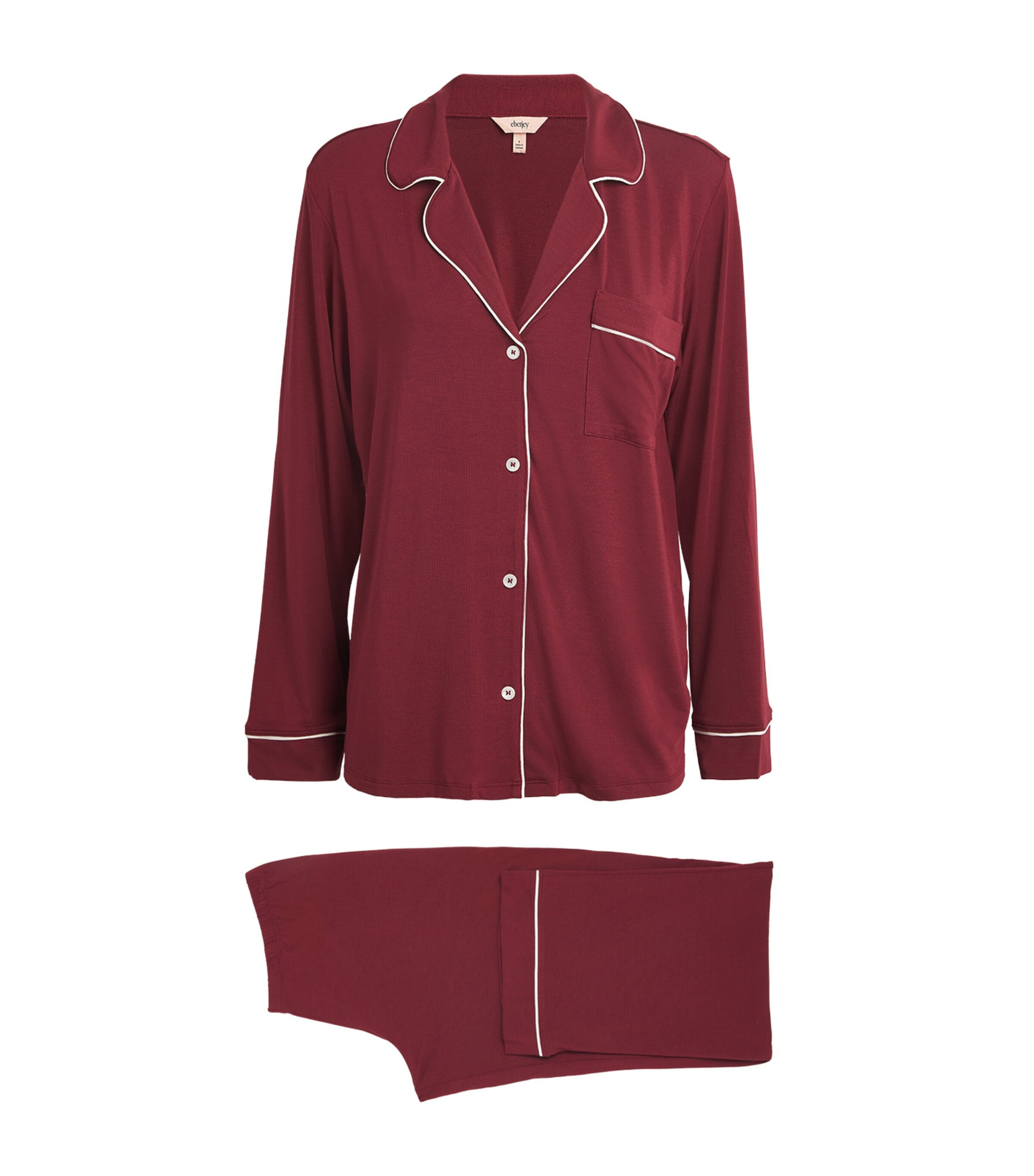 Eberjey Gisele Long Piped Pyjama Set | Harrods