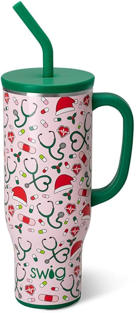 Swig Life 30oz Mega Mug, 30oz Tumbler with Handle and Straw, Large Insulated Tumblers, Cup Holder... | Amazon (US)