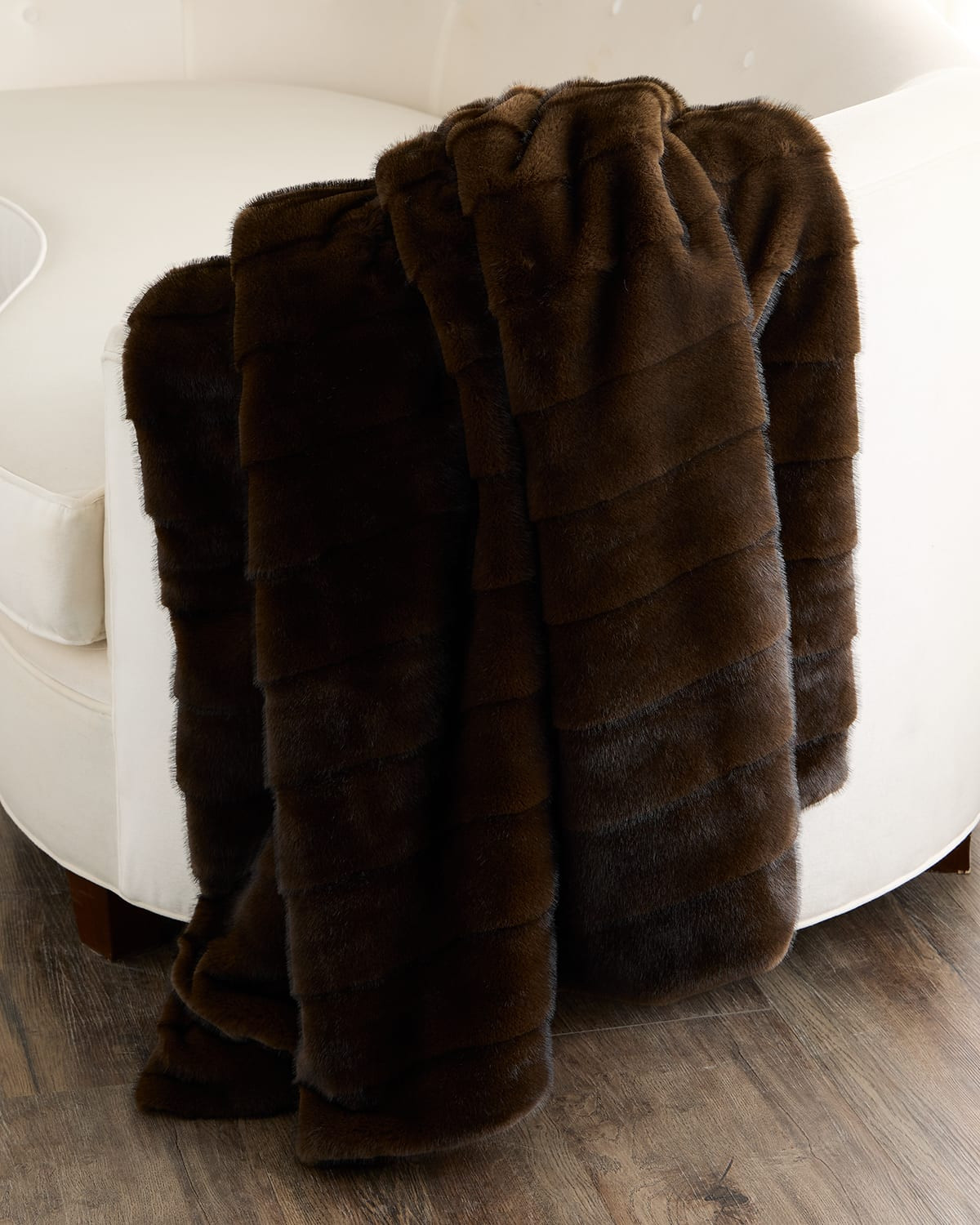Faux Mink Throw, 60" x 72 | Neiman Marcus
