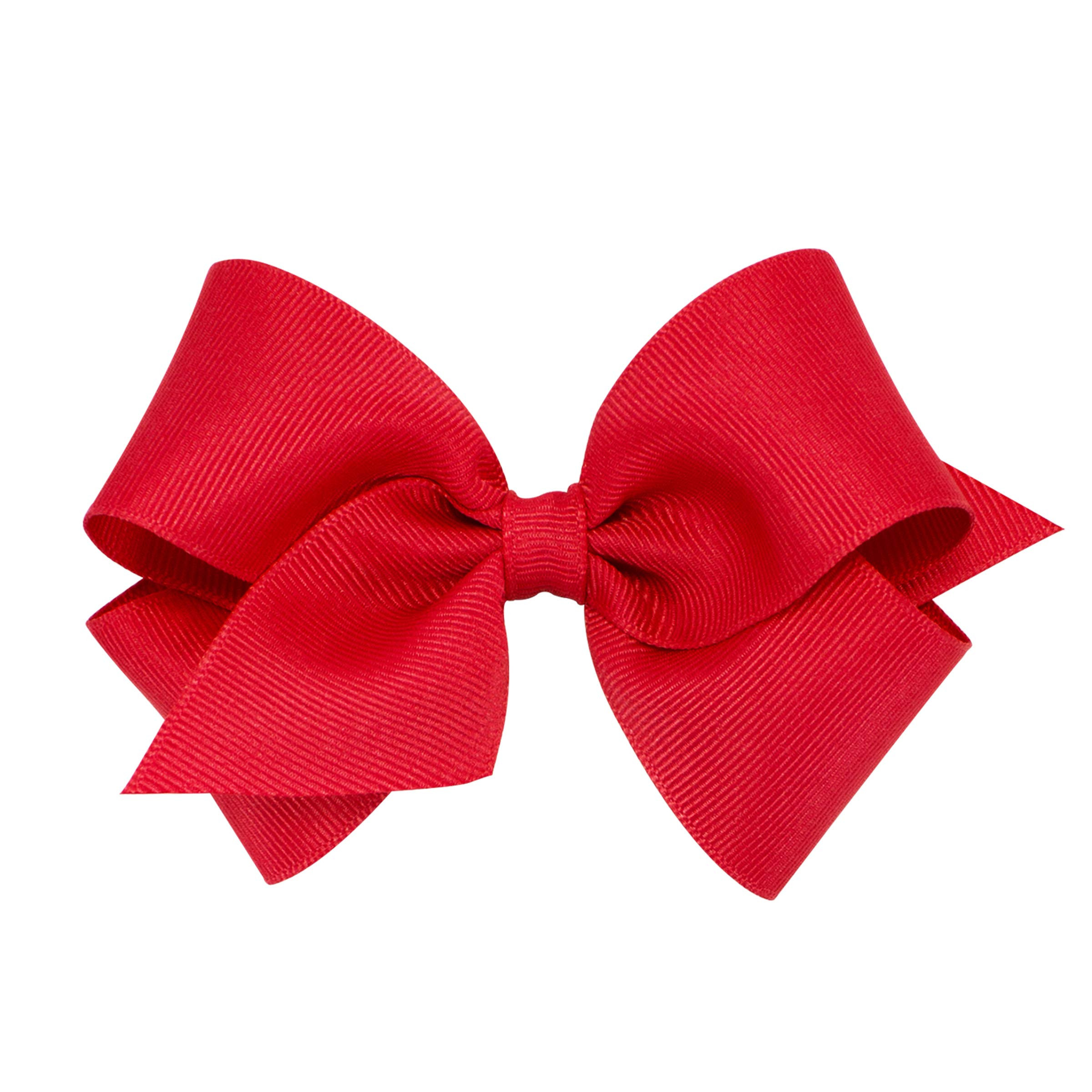 Wee Ones Baby Girls' Small Classic Grosgrain Hair Bow on a WeeStay Clip w/Plain Wrap - Red,One Si... | Amazon (US)