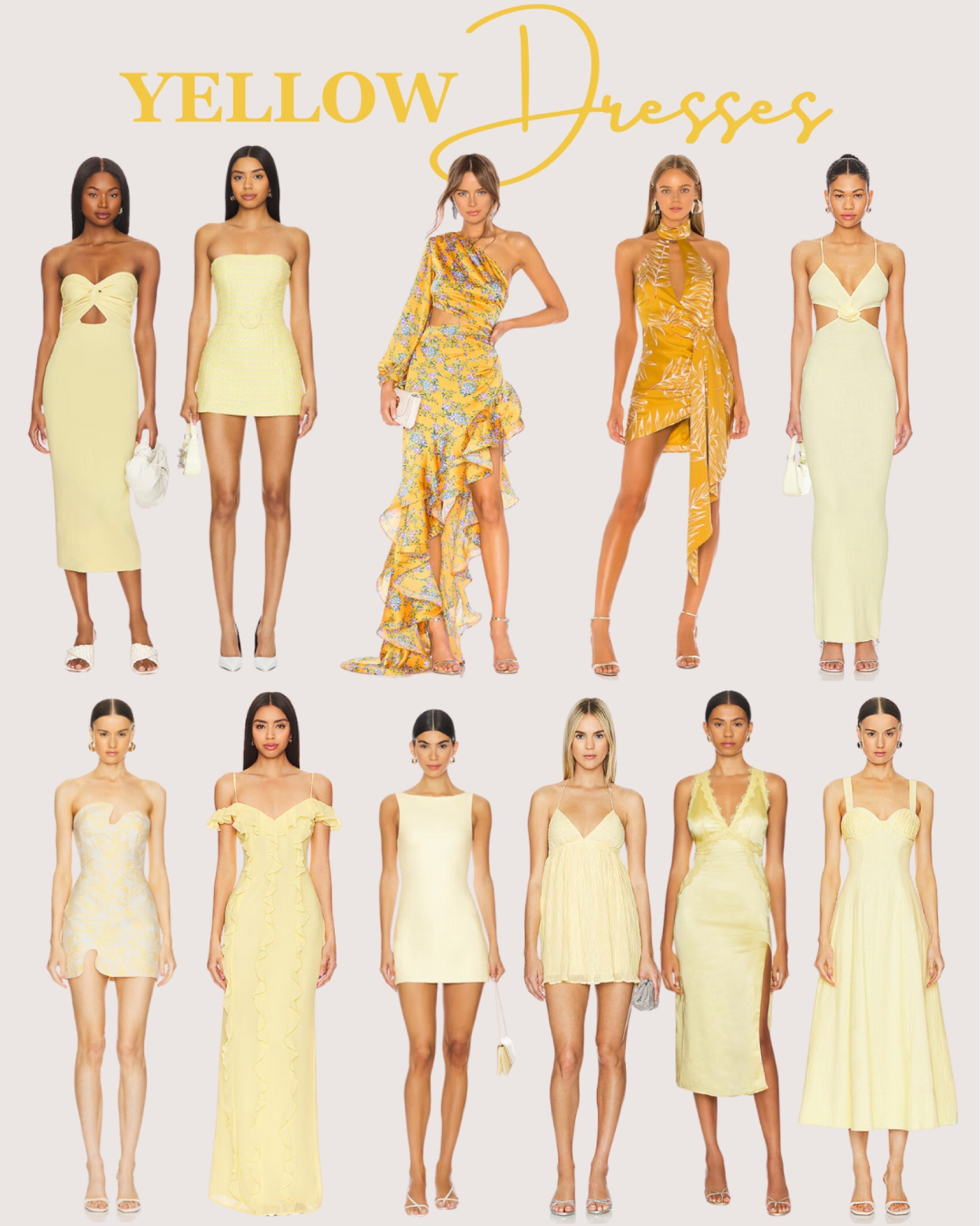 Yellow Summer Dress Styles 💛💛💛

#LTKtravel #LTKsummer #LTKwedding