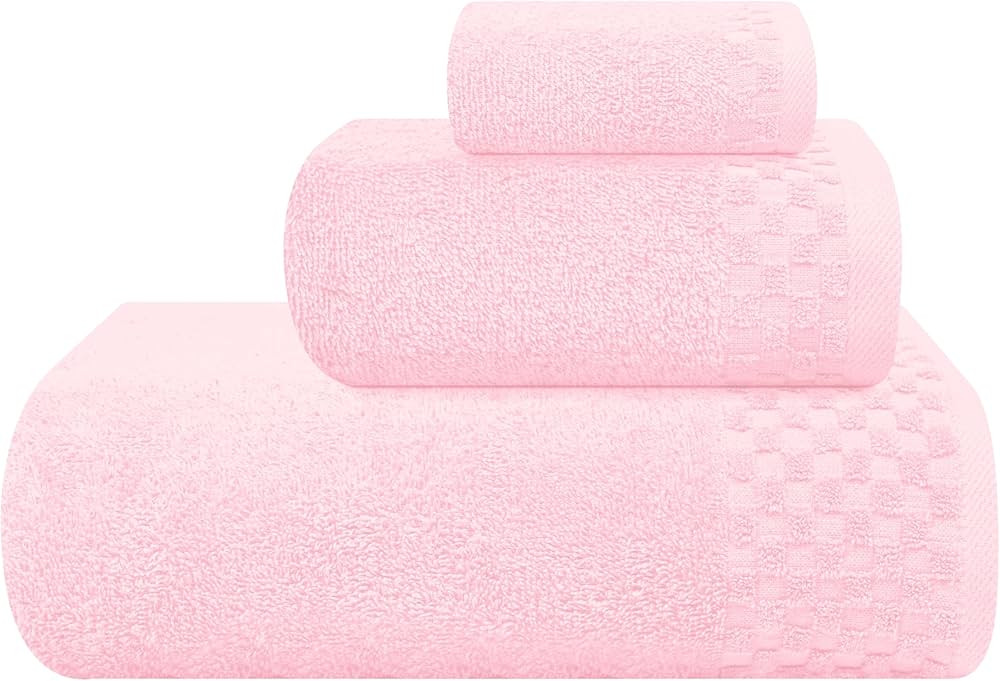 MyOwn Ultra Soft 3 Pack Cotton Towel Set, Contains a Bath Towels 28x55 inch, a Hand Towels 16x24 ... | Amazon (CA)