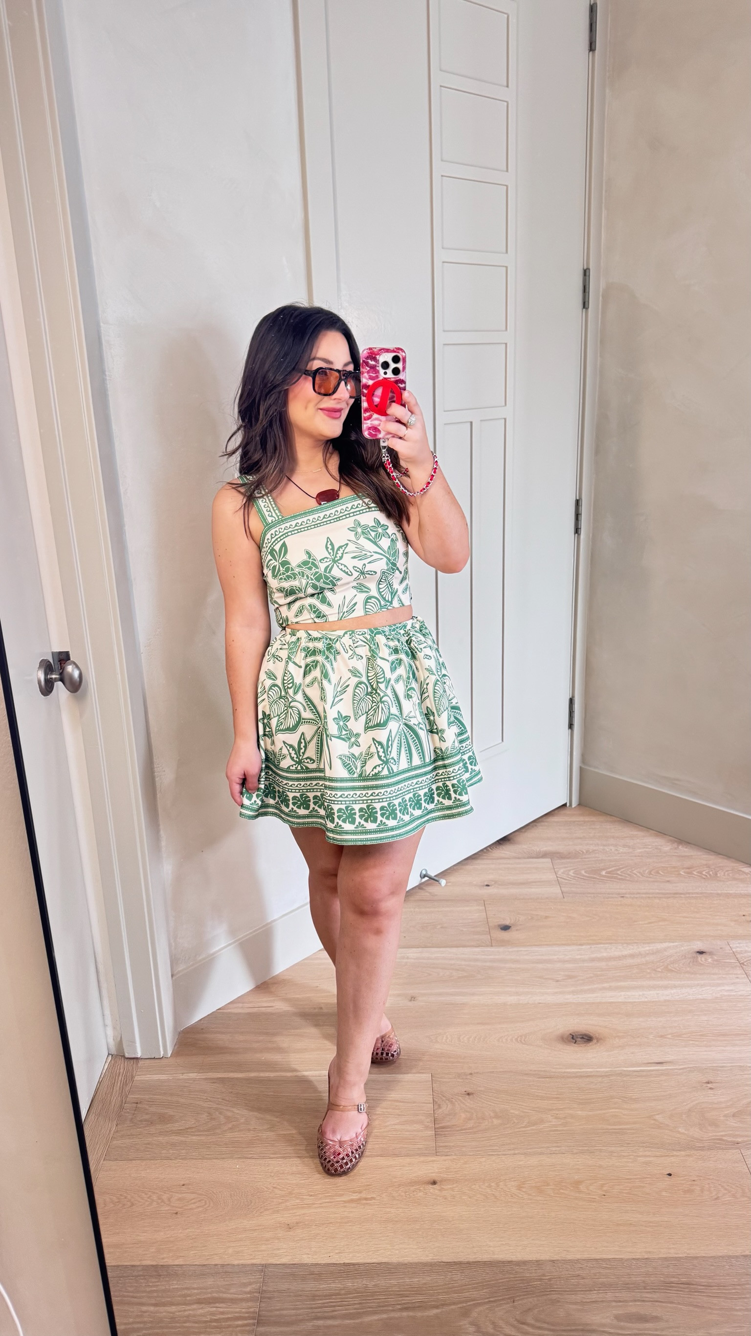 Tropical vibe in this crop top and summer skirt set! Perfect for a beach day, vacation, cruise!! 

I'm in a size small 

5'0" 140lbs

#LTKPetite #LTKSwim #LTKTravel