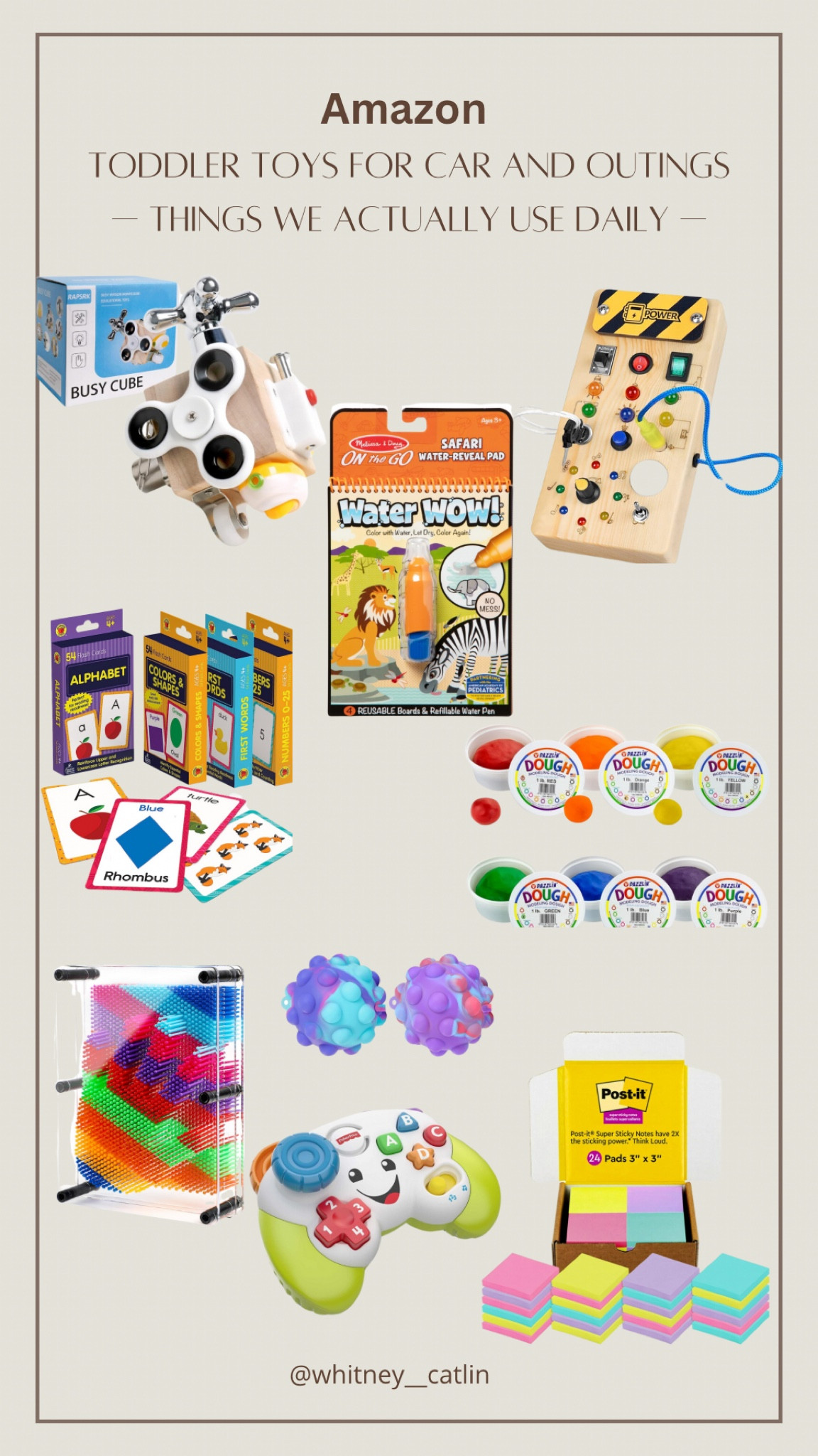 Toddler toys screen free! Perfect for car, park, restaurant, etc. things that we actually use daily!



#LTKbaby #LTKfamily #LTKfindsunder50