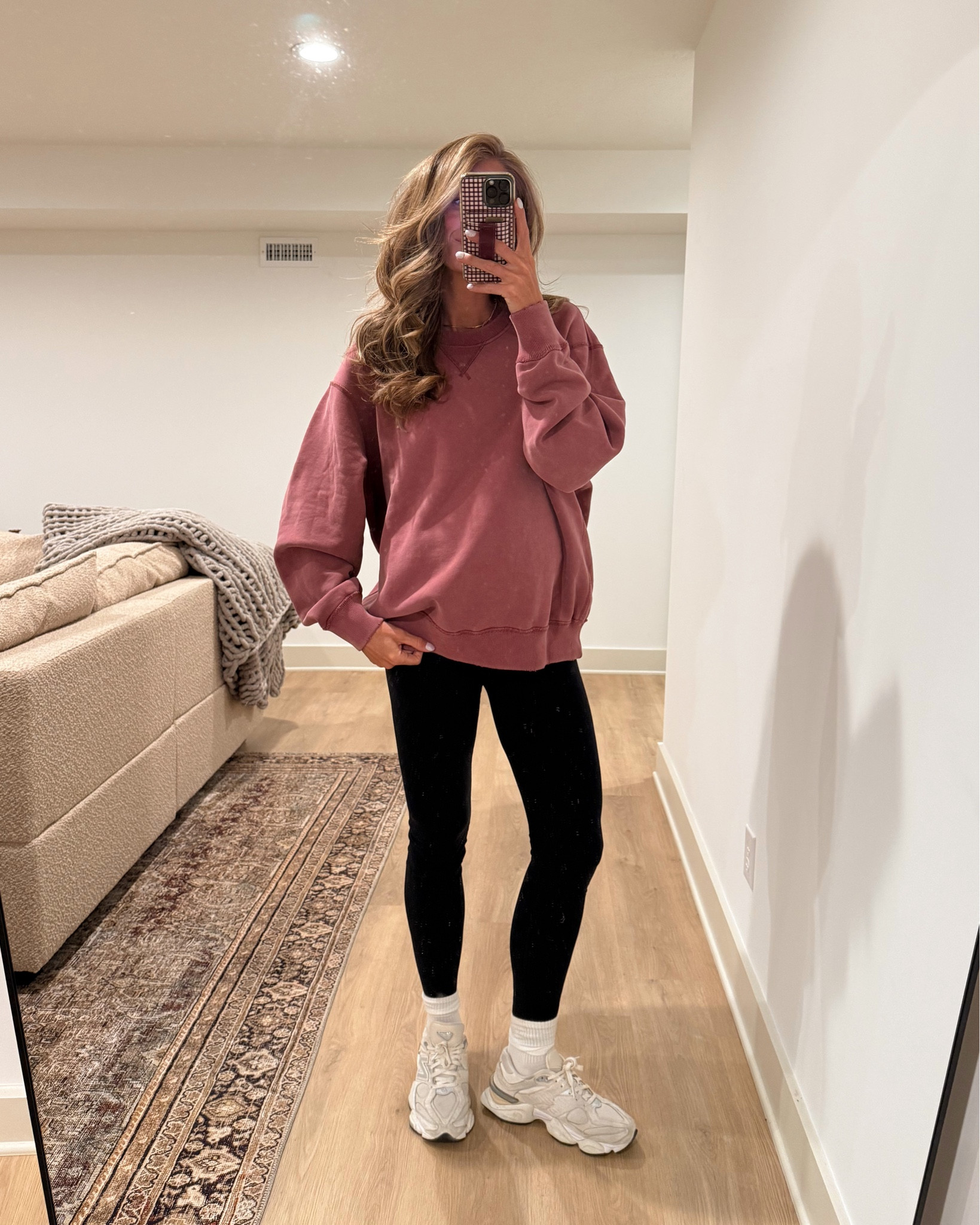 Mom outfit today!
Size medium tall in sweatshirt for bump and height. I also love an oversized fit before pregnancy and preferred the medium tall 
Small in maternity leggings. Love that they are from Amazon and come in long inseam!

#LTKmomlife #LTKSpringSale #LTKBump