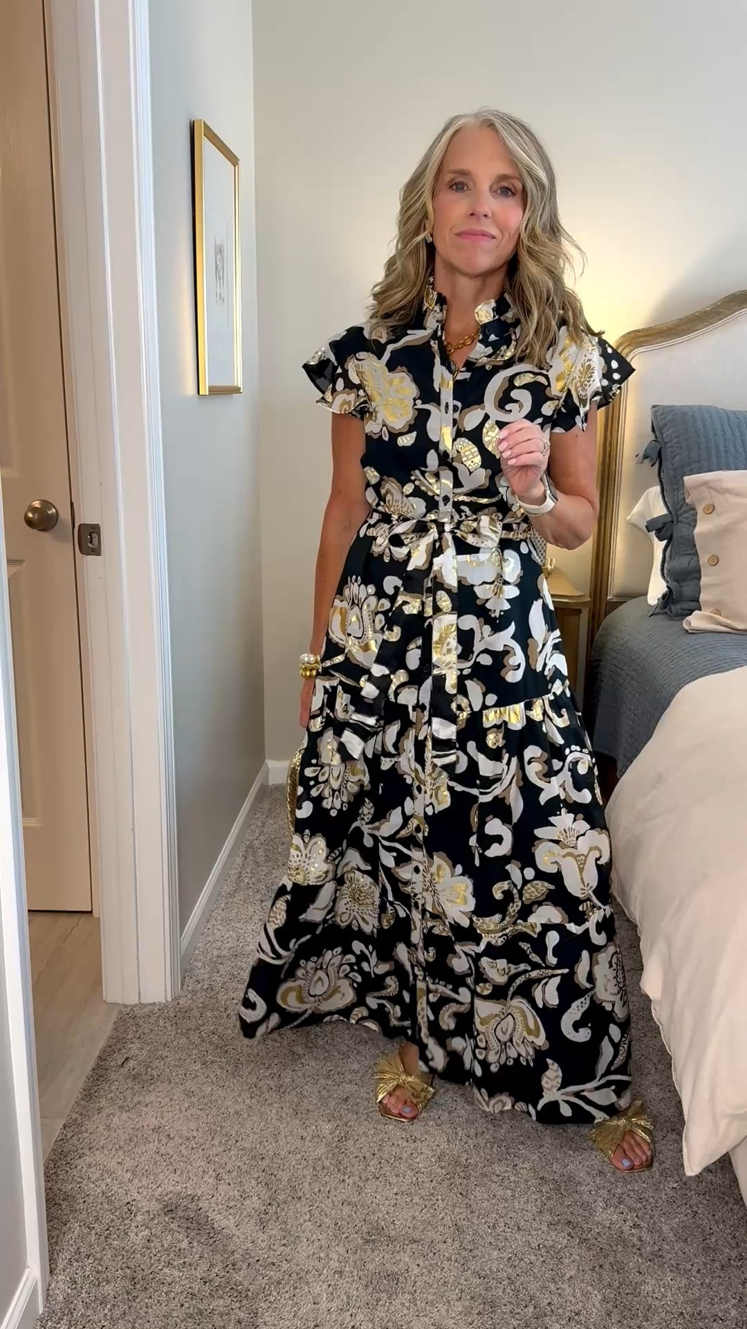 Beautiful dress for days that end in Y. Wedding guest, church, special dinners, showers.

#LTKdayinmylife #LTKootd #LTKOver40
