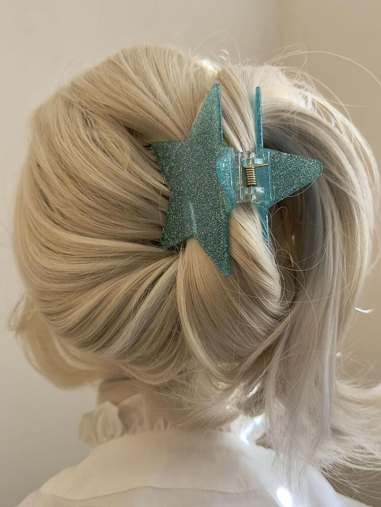 New
     
      1pc Women Star Design Fashionable Hair Claw, For Decoration | SHEIN