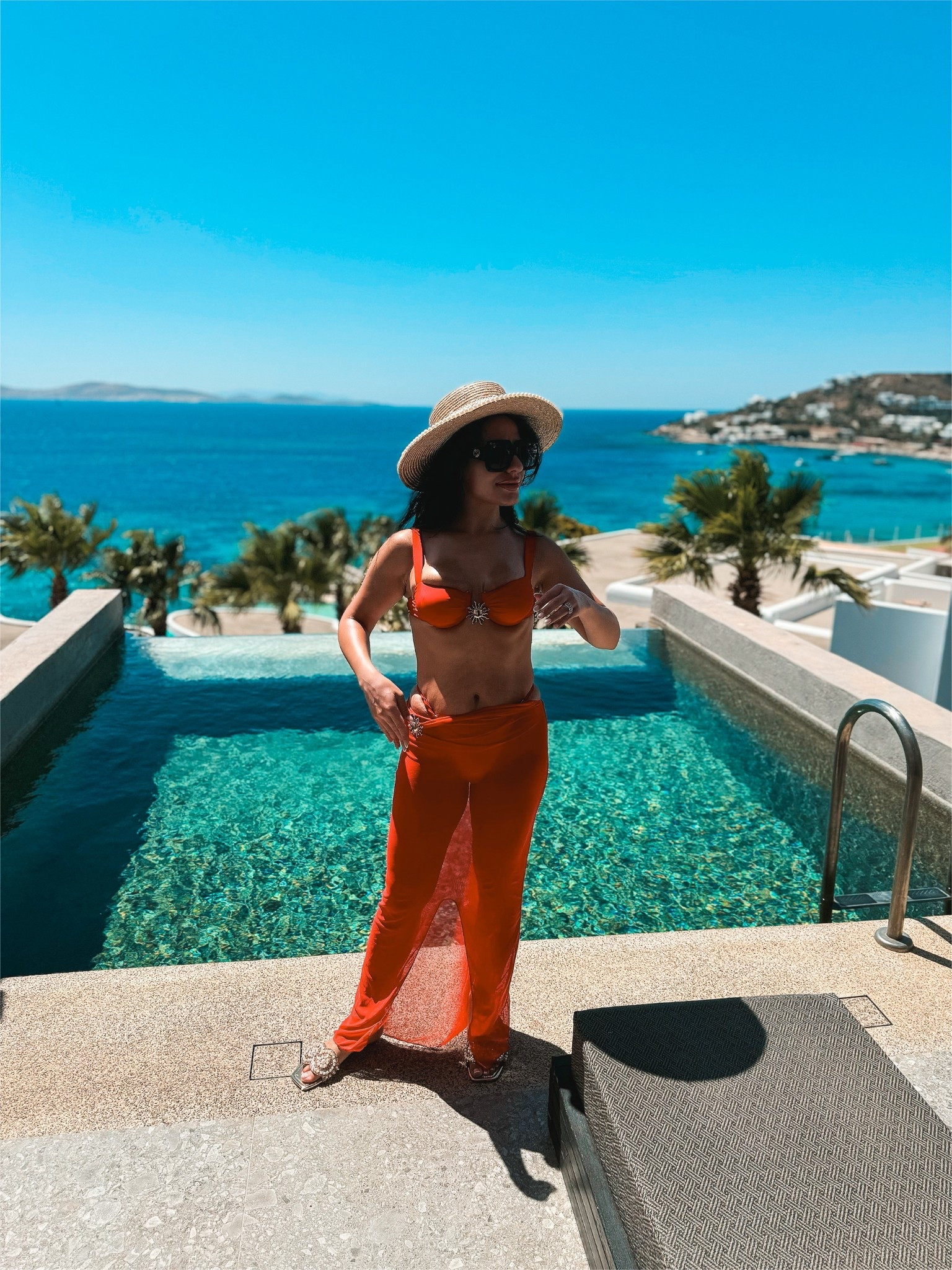 📍 Mykonos 

FYI: coverup skirt fit runs large ~ I’m wearing XS

#LTKTravel #LTKStyleTip #LTKSwim
