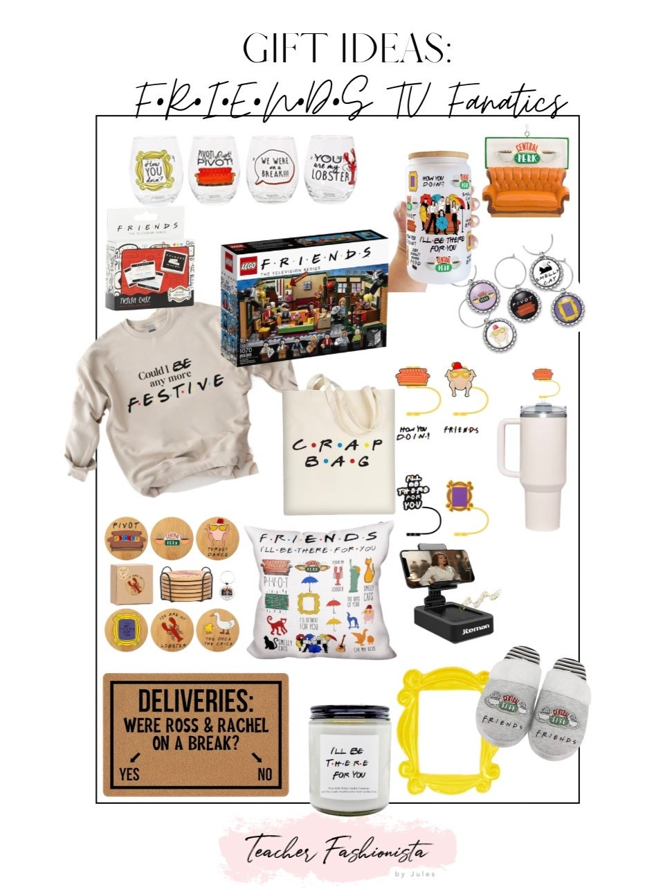 Gift ideas for all of those 90’s-2000’s peeps who love watching FRIENDS TV on repeat😆😁 No shame here!! 

#LTKGiftGuide #LTKHome #LTKCyberWeek