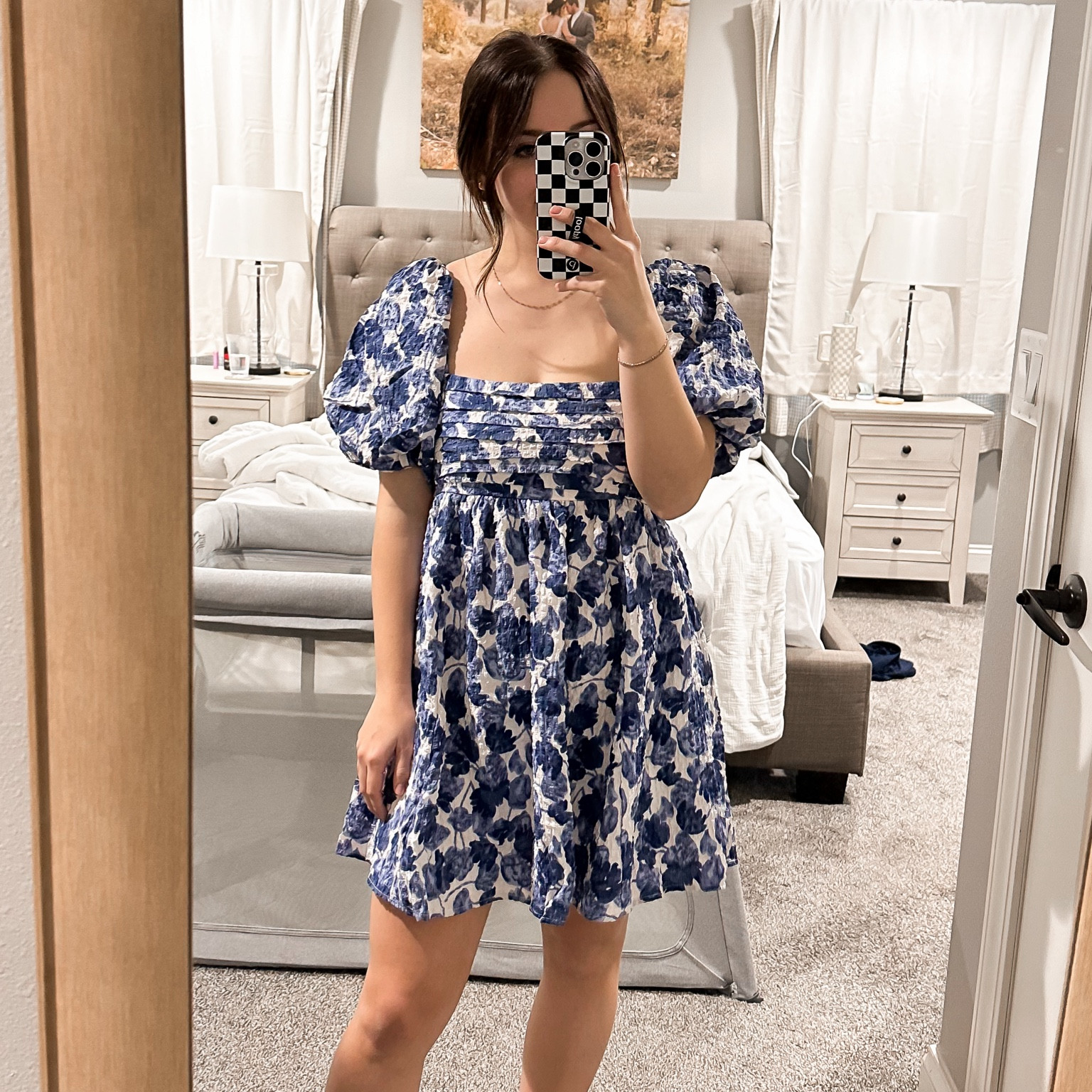 This may just be the prettiest dress I’ve ever owned - Abercrombie with Tia Booth collection 😍 the texture and the pattern are both so pretty in person. I’m in a small petite, but there’s some stretch that you could be flexible on sizing a bit!

#LTKstyletip #LTKfindsunder100 #LTKwedding