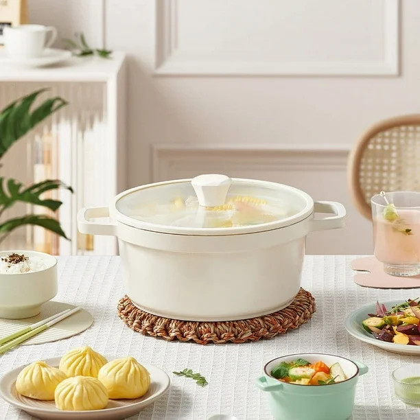 RKSTN Interior Decorations Style Enameled Pot Household Cooking Saucepan Casserole Ceramic Pot Po... | Walmart (CA)
