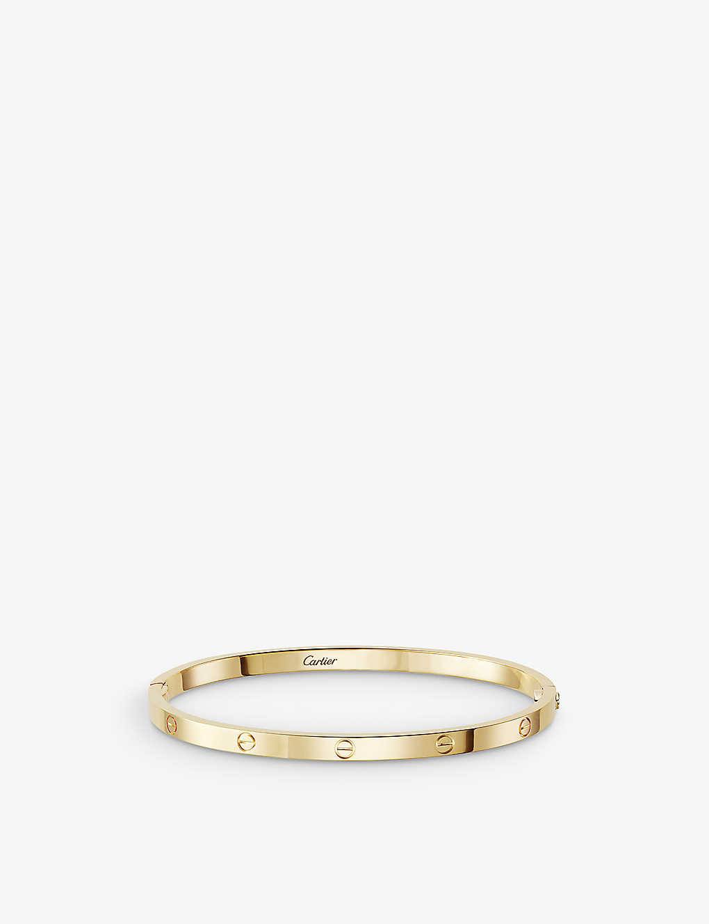LOVE small 18ct yellow-gold bracelet | Selfridges