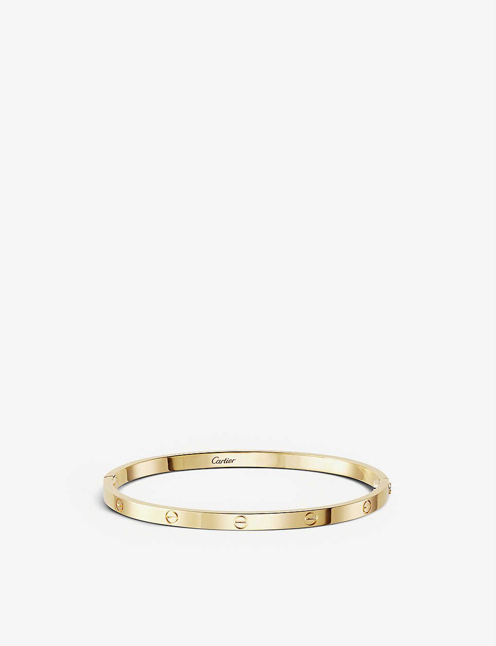 LOVE small 18ct yellow-gold bracelet | Selfridges