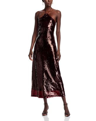 Stacey Sequined Halter Dress | Bloomingdale's (US)