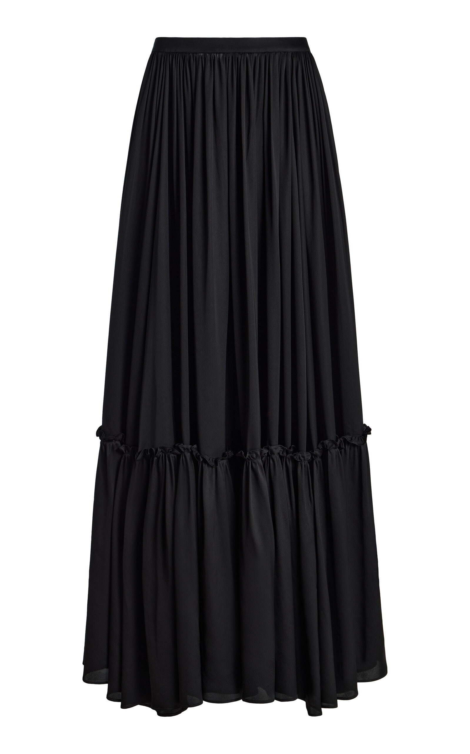 Jade Satin Maxi Skirt | Moda Operandi (Global)