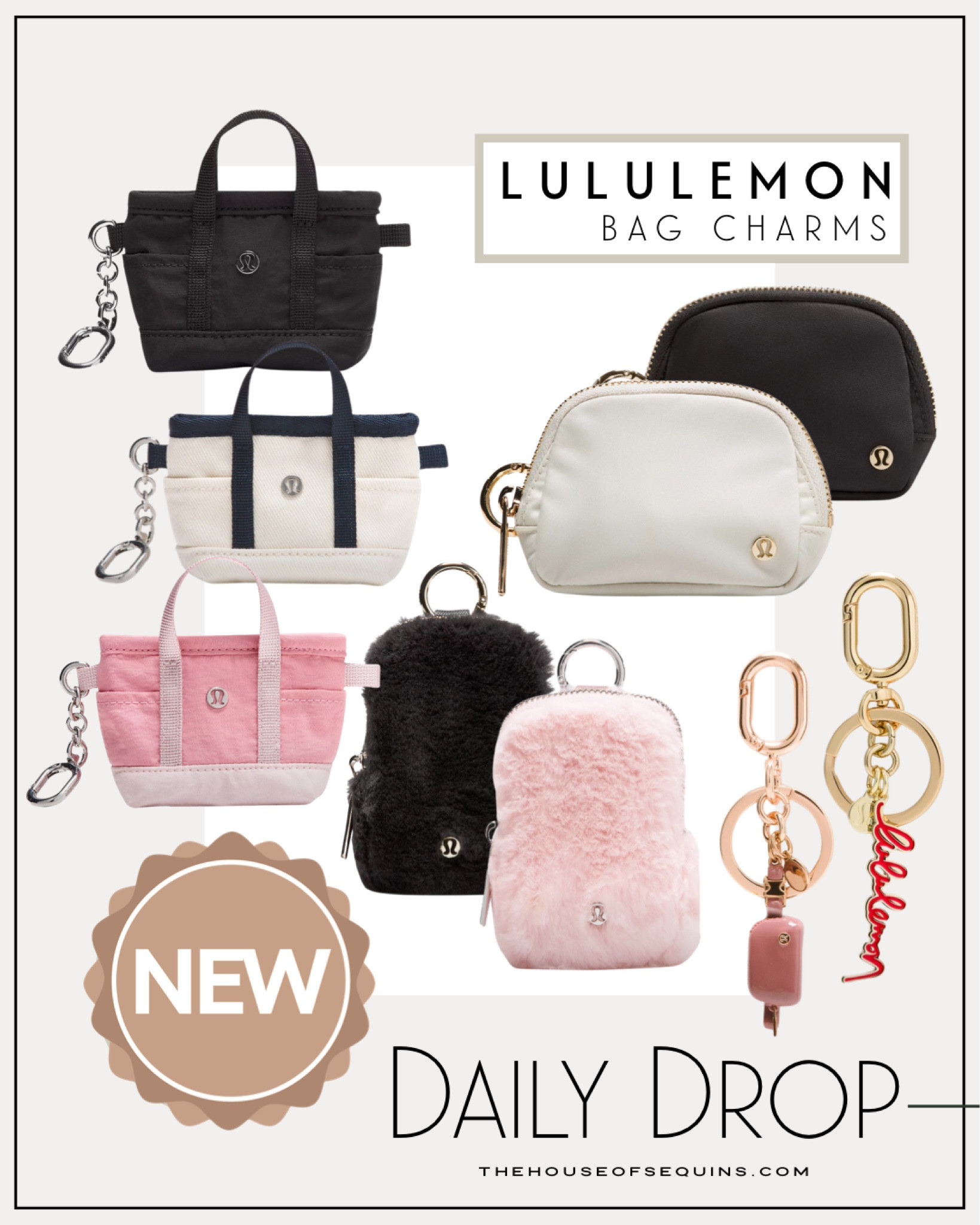 NEW! Lululemon bag charms! 