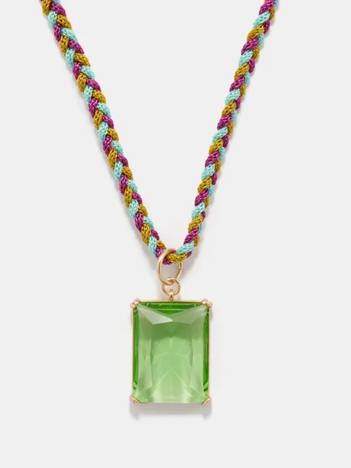 Roxanne Assoulin - Let's Get It On Crystal Necklace - Womens - Green | Matches (UK)