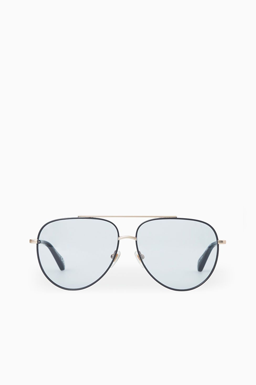 THE AVIATOR METAL SUNGLASSES - GOLD / BLUE - Accessories - COS | COS (US)