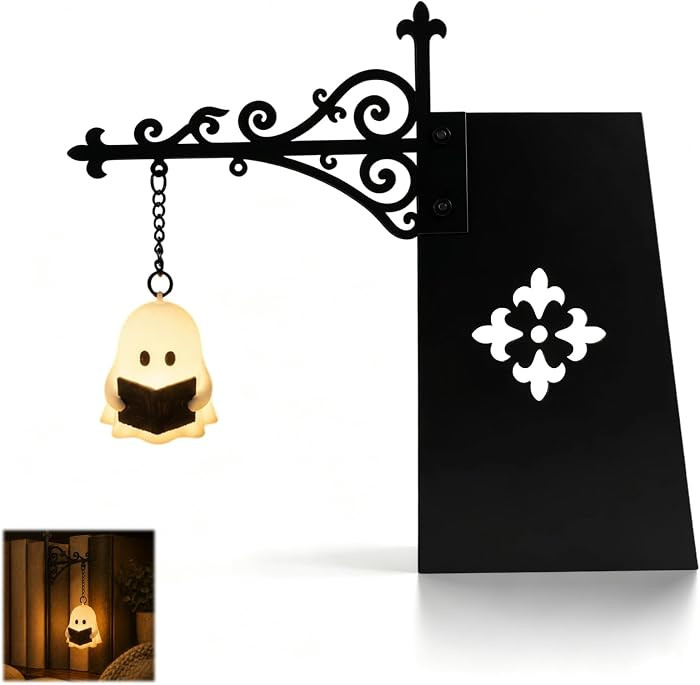 Hanging Lantern Book Shelf Light, Vintage Library Lantern-decorative Bookshelf Lighting for Book ... | Amazon (US)
