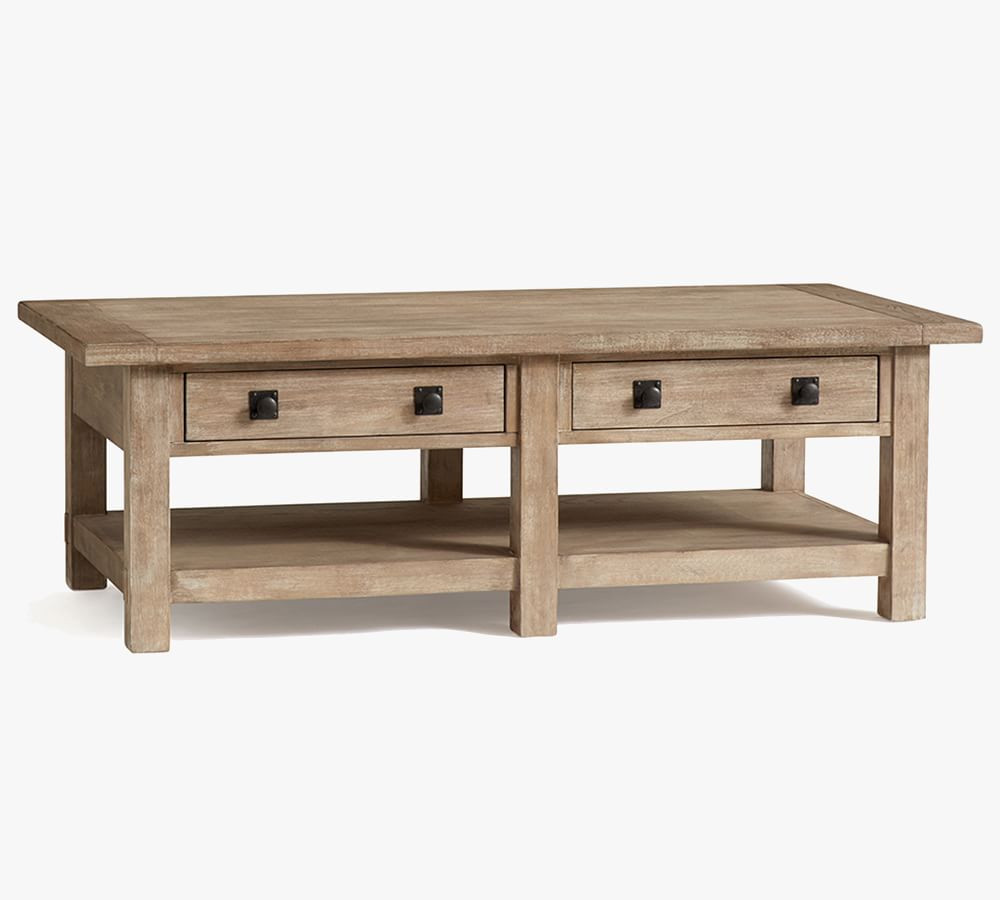 Benchwright 54" Rectangular Coffee Table | Pottery Barn (US)