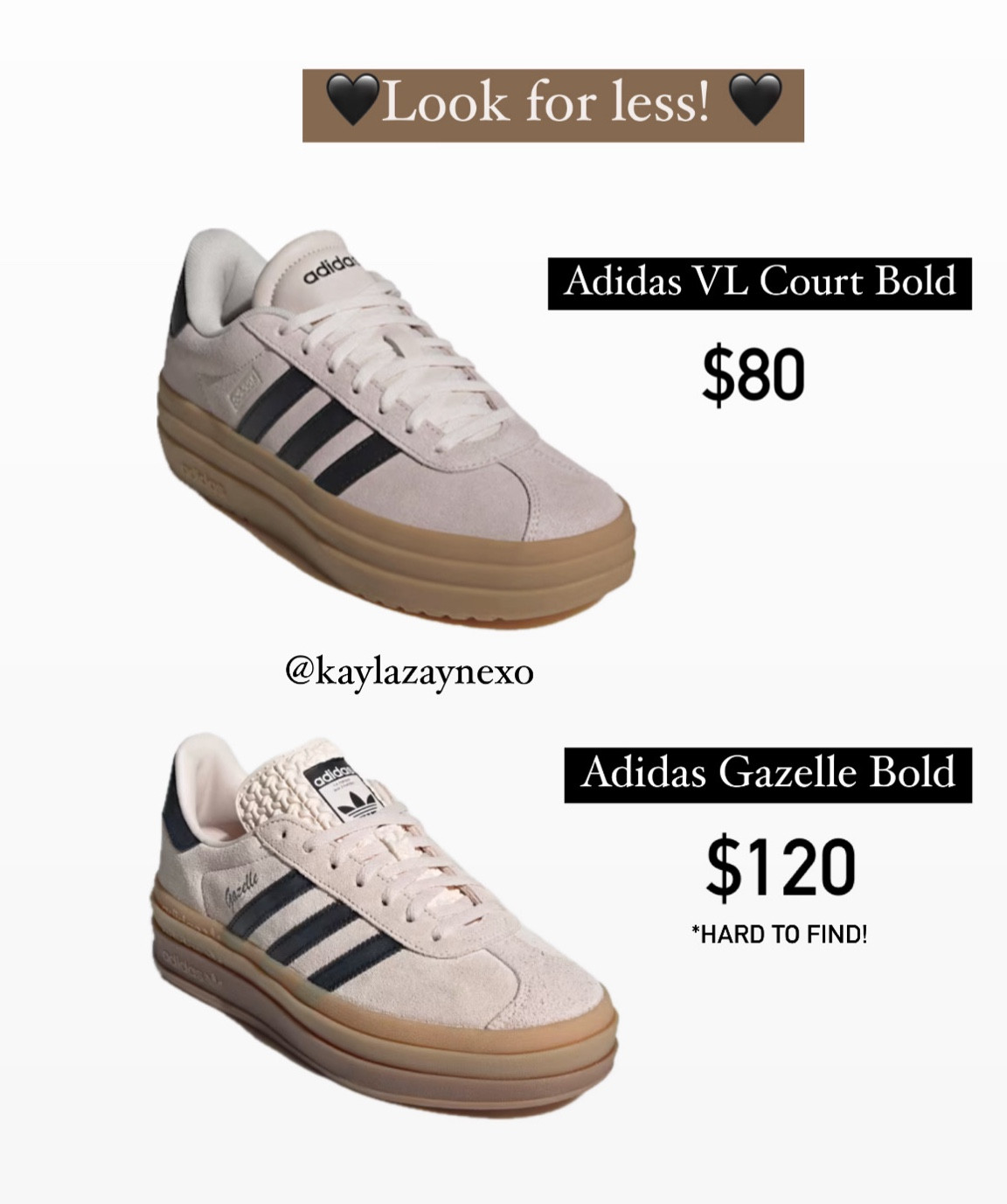 Did you know the adidas VL Court Bold are a very similar look to the very popular adidas gazelle bold!? And $40 less!! 

The gazelle bold shoes are typically harder to find because sizes sell out so fast. 

Platform sneaker 
Athletic
Casual shoe
Neutral shoe  

#LTKActive #LTKStyleTip #LTKShoeCrush