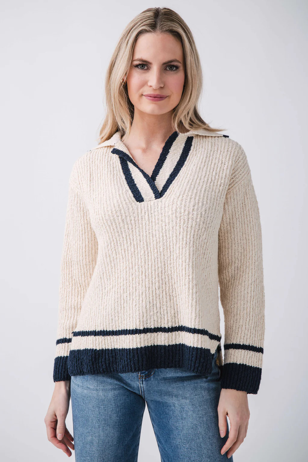 Z Supply Hammon Polo Sweater | Social Threads