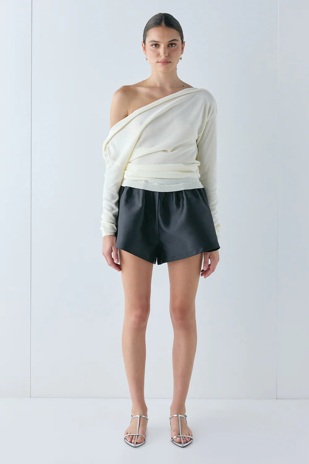 Gabbi Knit Top Cream | VRG Grl