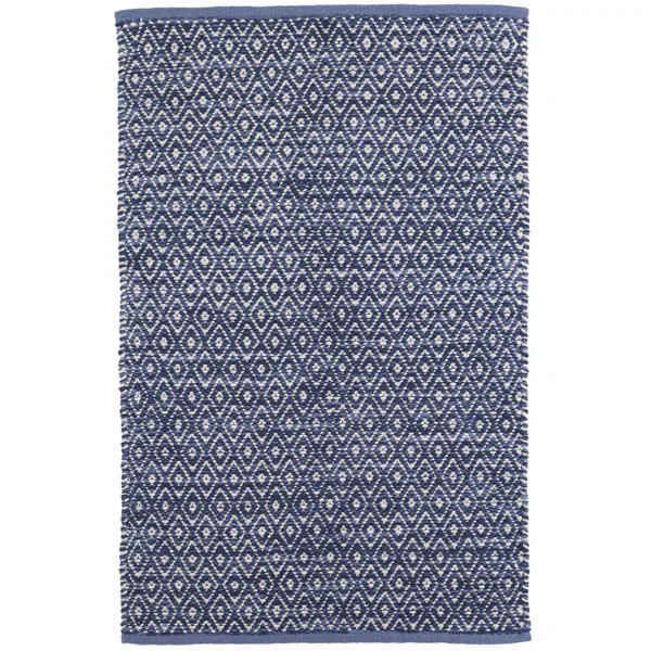 Diamond Chenille Flatweave Geometric Rug | Wayfair North America